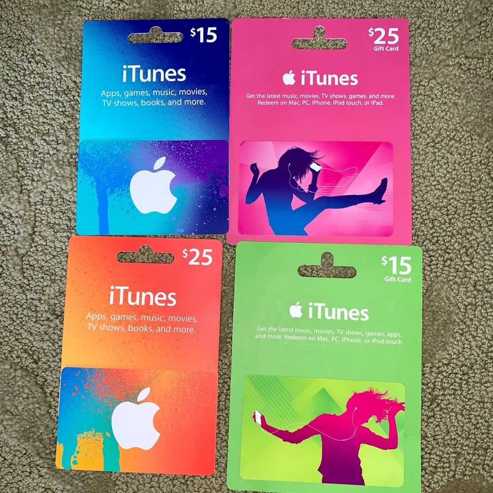 itunes gift cards